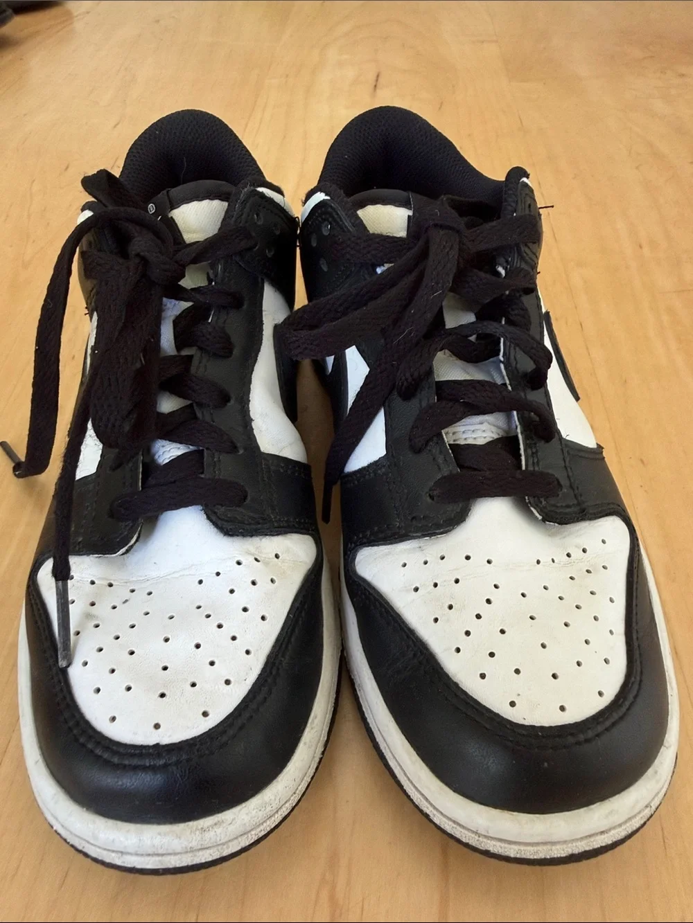 Nike Dunk Black and White Low-Top Sneakers